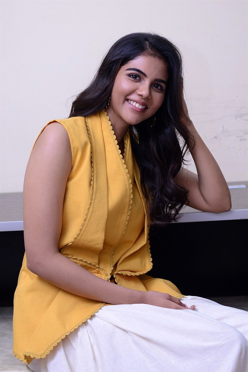 Telugu Actress Kalyani Priyadarshan Pics At Ranarangam Interview South Indian Actress