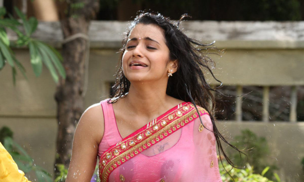 Trisha Krishnan Wet Hot HD Photos in Kalavathi Movie