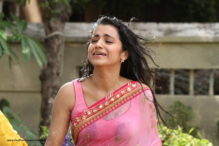 Trisha Krishnan Wet Hot HD Photos in Kalavathi Movie
