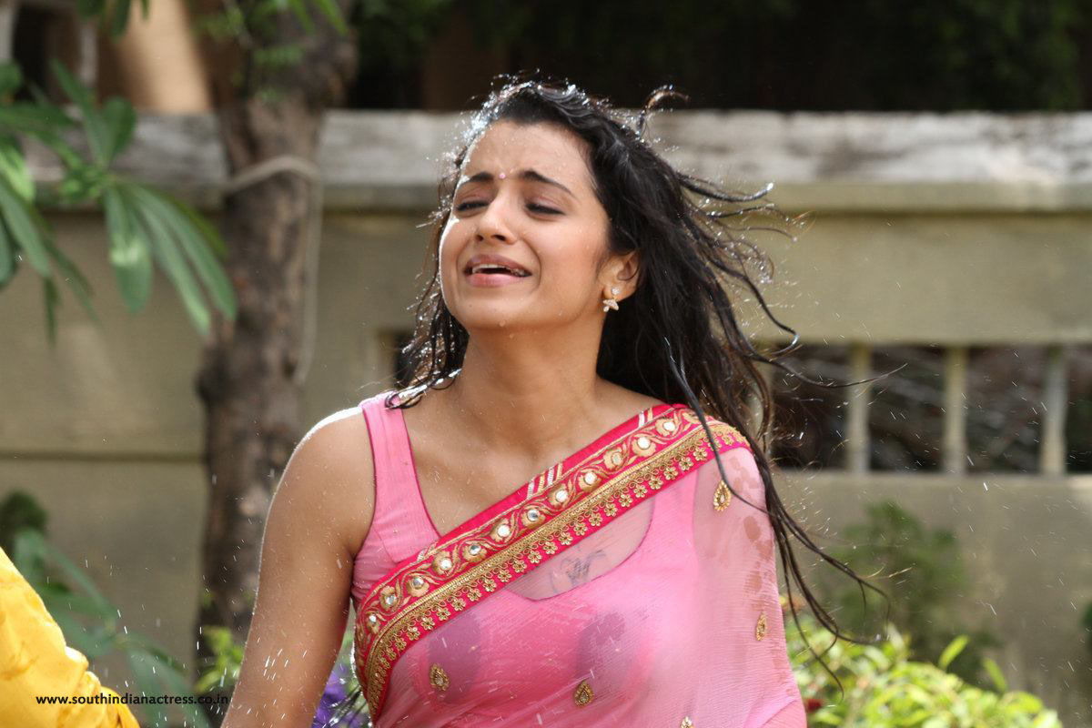 Trisha Krishnan Wet Hot HD Photos in Kalavathi Movie