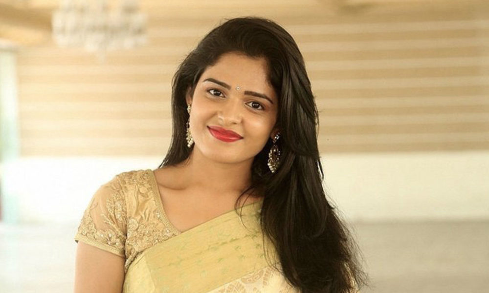 Harshita at Silk India Expo 2017 Launch, Imperial Gardens, Hyderabad