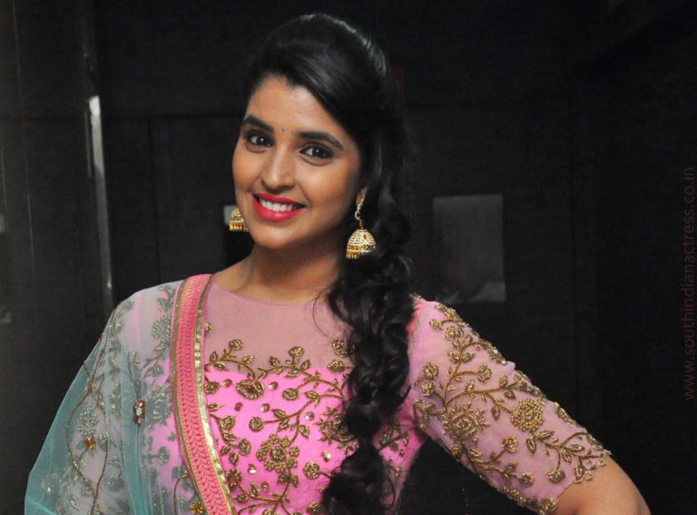 Anchor Syamala at the audio launch of Juliet Lover of Idiot movie