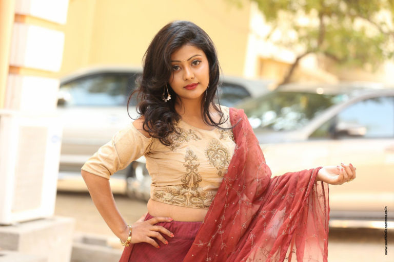 Shubhangi Pant stills at Itlu Anjali Movie First Look Launch