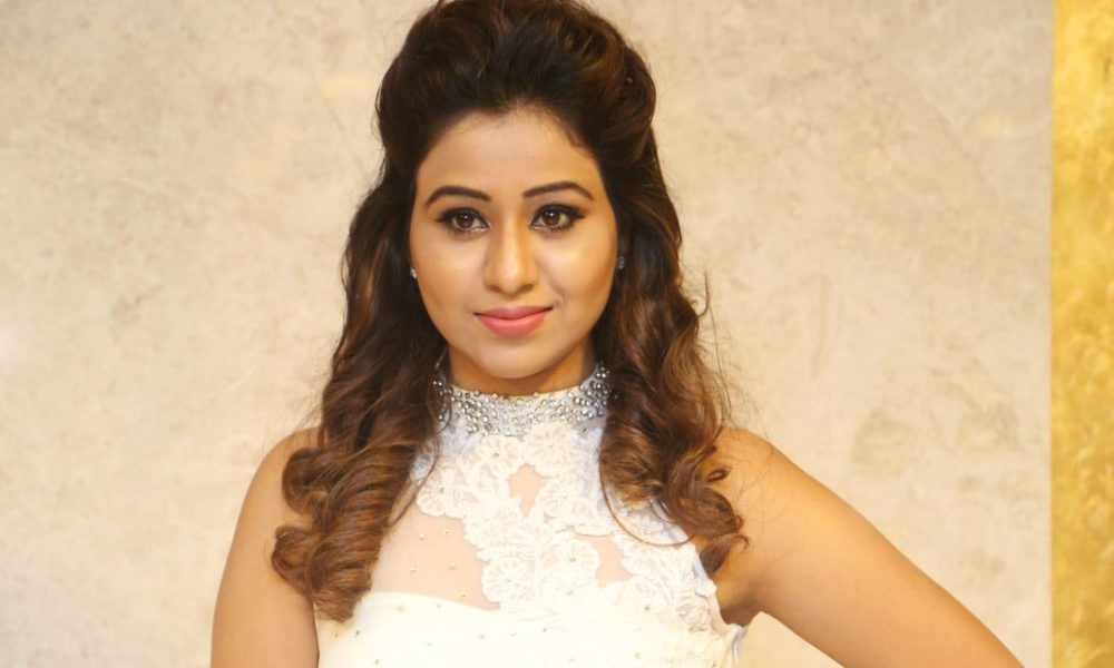 Manali Rathod stills at MLA Movie Pre Release Function