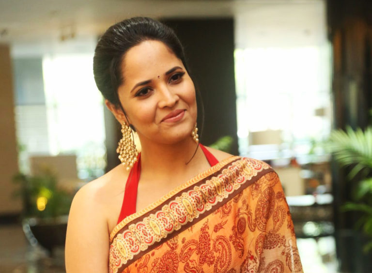 Anasuya Bharadwaj Stills at Rangasthalam Thank You Meet