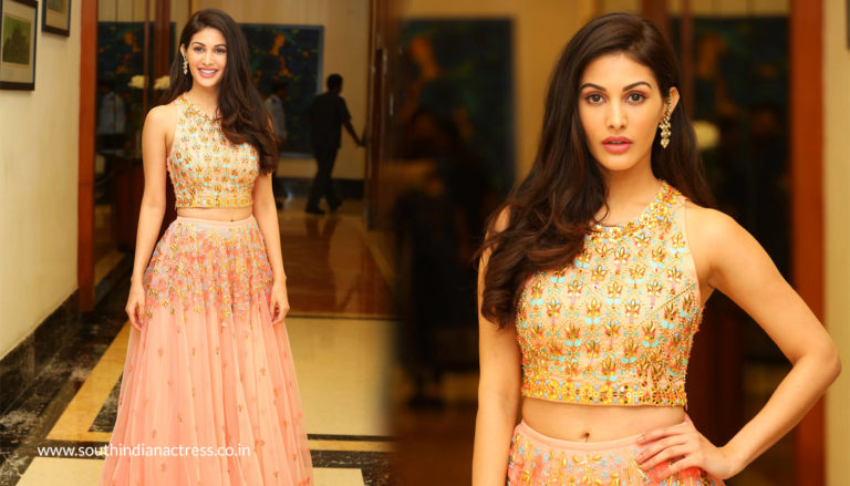 Amyra Dastur at Raju Gadu Movie Pre Release Function