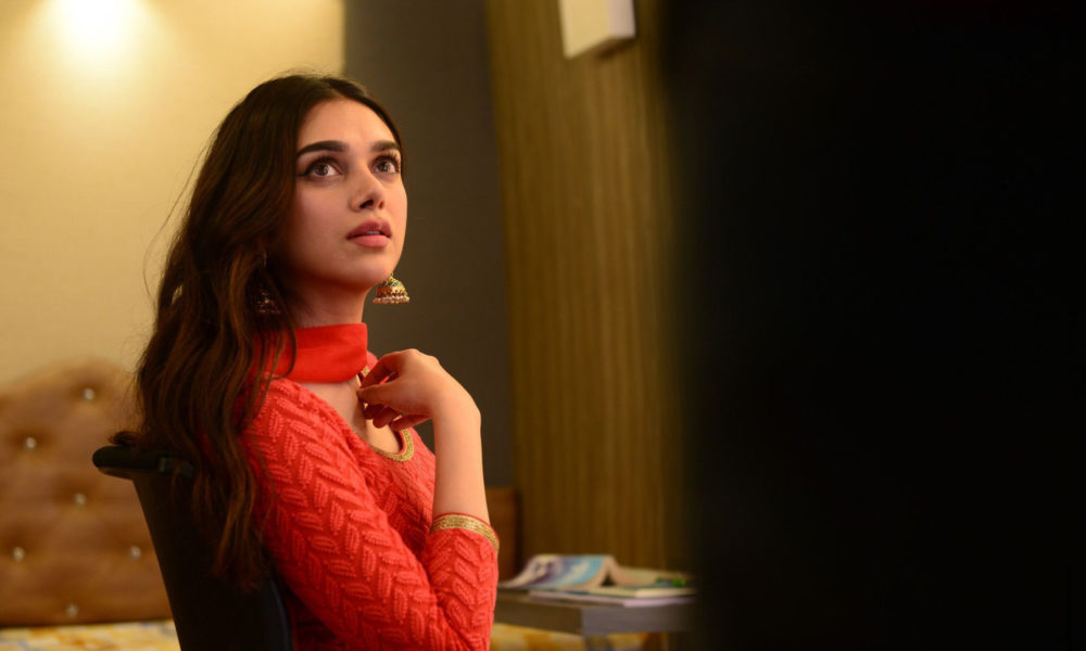 Aditi Rao Hydari stills from Sammohanam movie