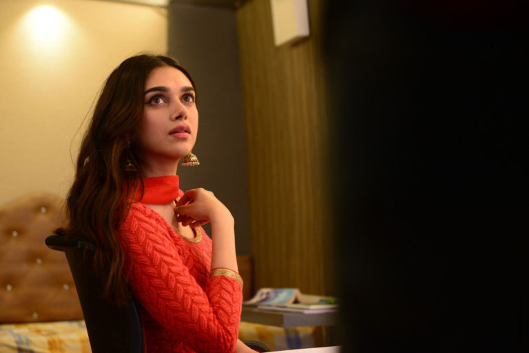 Aditi Rao Hydari stills from Sammohanam movie