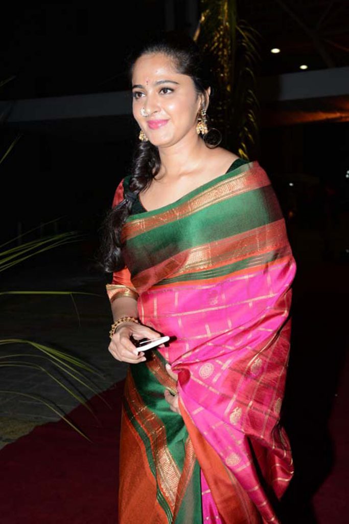 Anushka shetty in saree