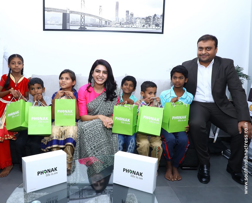 Samantha Akkineni stills From a Social Initiative By PHONAK In Association With AUM