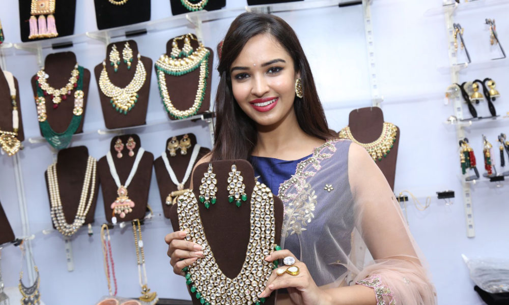 Pujita Ponnada at Trendz Expo inauguration at Taj Krishna