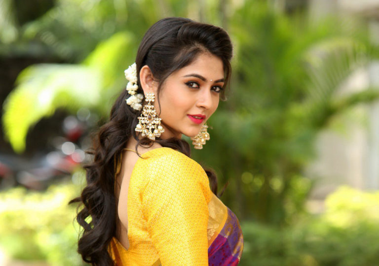 Shivangi at Aswamedham Song Launch
