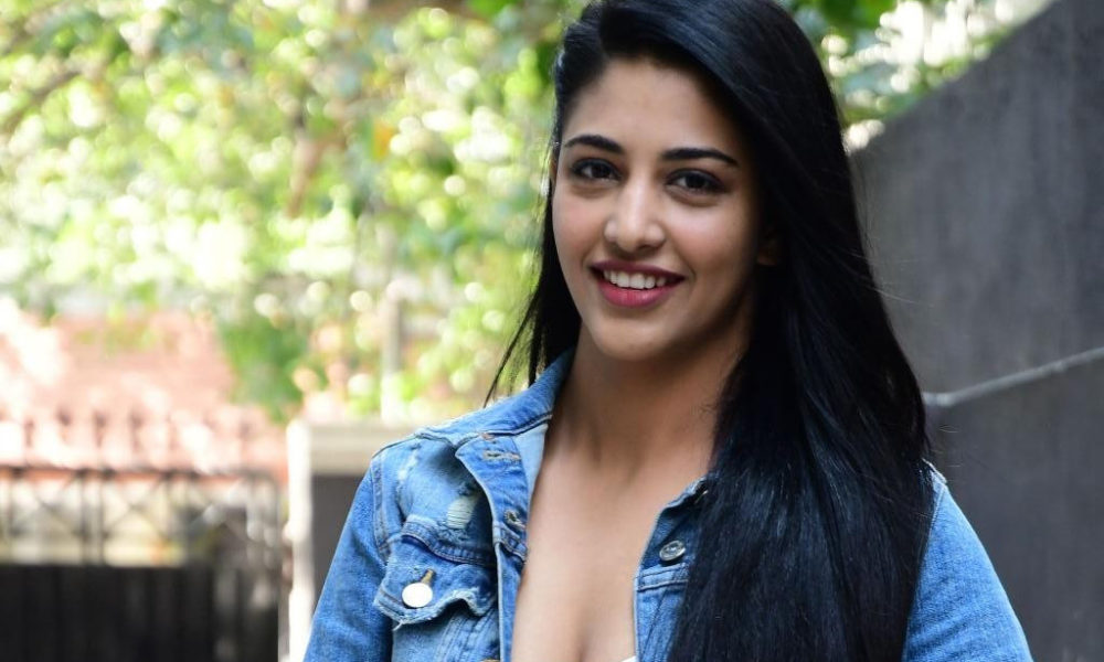Daksha Nagarkar at Husharu Movie Press Meet