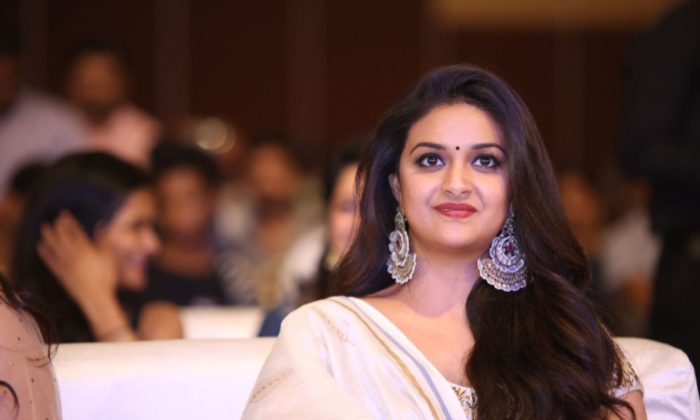 Keerthy Suresh at Pandem Kodi 2 Audio Launch