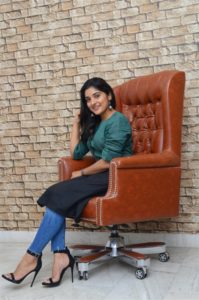 Brochevarevarura Movie Heroine Nivetha Thomas Interview Pics