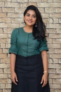 Brochevarevarura Movie Actress Nivetha Thomas Interview Pics