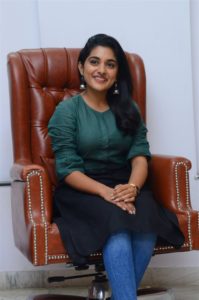 Actress Nivetha Thomas New Pics @ Brochevarevarura Movie Interview