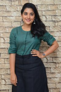 Brochevarevarura Movie Actress Nivetha Thomas Interview Pics