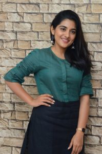 Brochevarevarura Movie Actress Nivetha Thomas Interview Pics