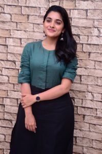 Brochevarevarura Movie Actress Nivetha Thomas Interview Pics