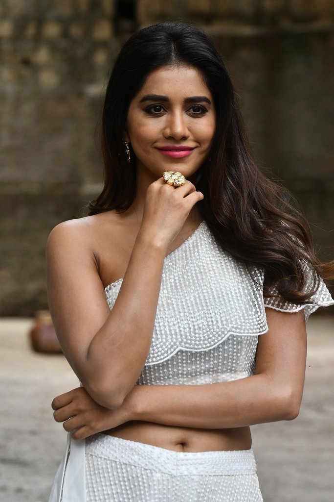 Nabha Natesh stills at iSmart Shankar interview