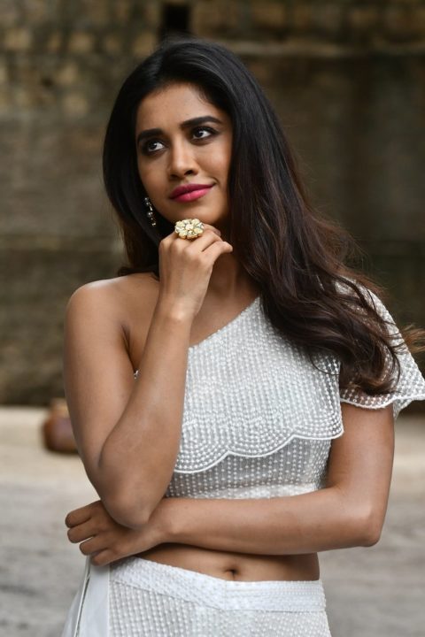 Nabha Natesh stills at iSmart Shankar interview