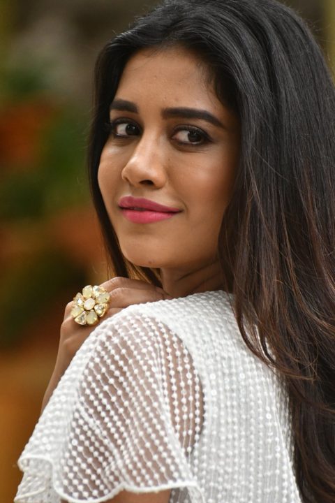 Nabha Natesh stills at iSmart Shankar interview