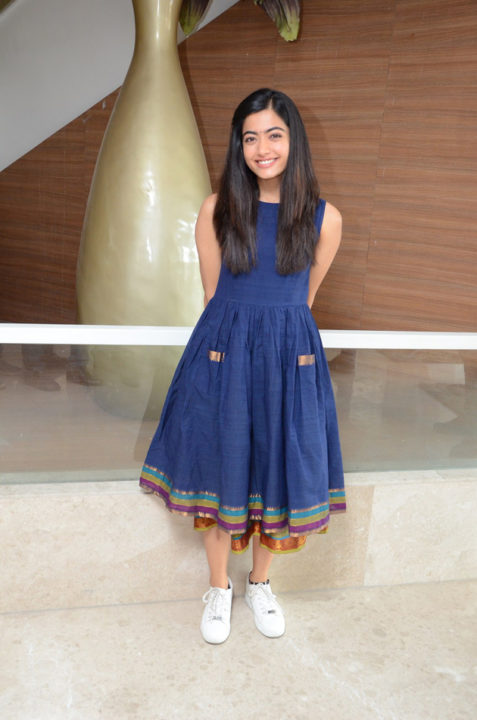 Rashmika Mandanna at Dear Comrade Trailer Launch