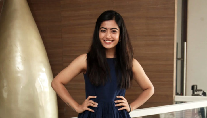 Rashmika Mandanna at Dear Comrade Trailer Launch