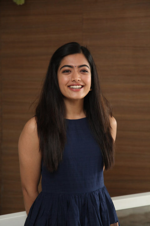 Rashmika Mandanna at Dear Comrade Trailer Launch