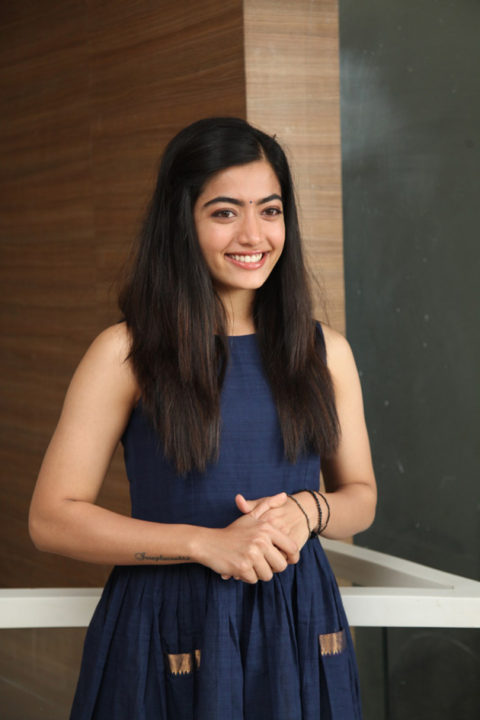 Rashmika Mandanna at Dear Comrade Trailer Launch