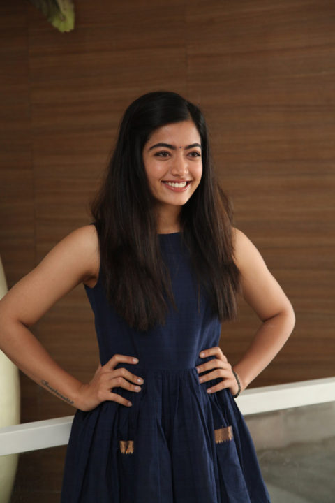 Rashmika Mandanna at Dear Comrade Trailer Launch