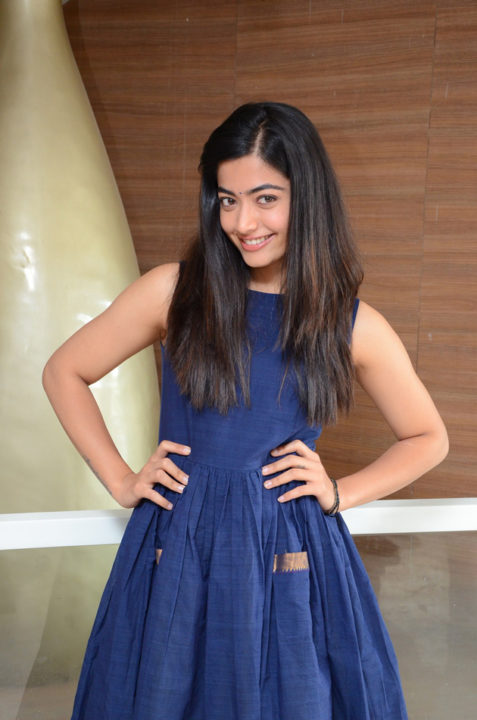 Rashmika Mandanna at Dear Comrade Trailer Launch