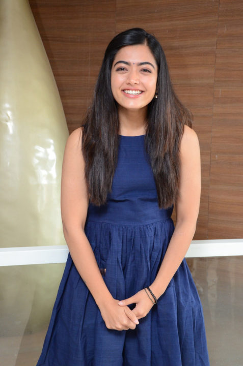 Rashmika Mandanna at Dear Comrade Trailer Launch