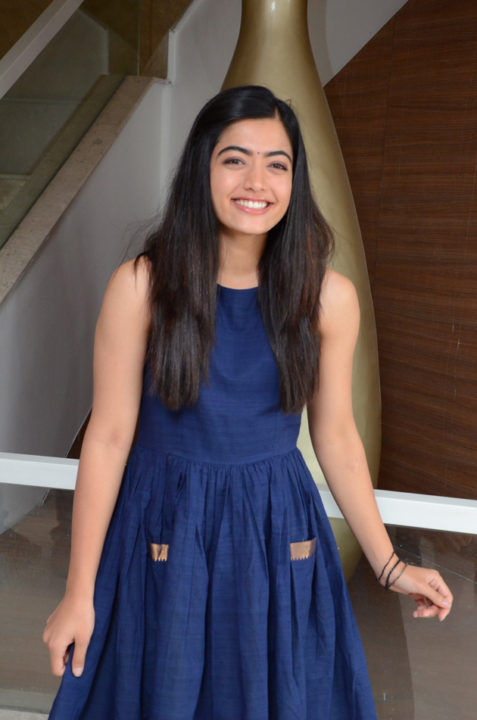 Rashmika Mandanna at Dear Comrade Trailer Launch