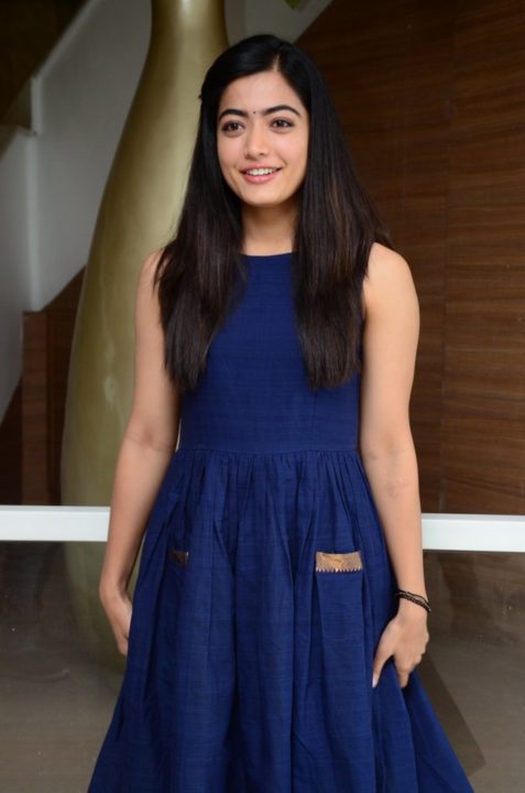 Rashmika Mandanna at Dear Comrade Trailer Launch