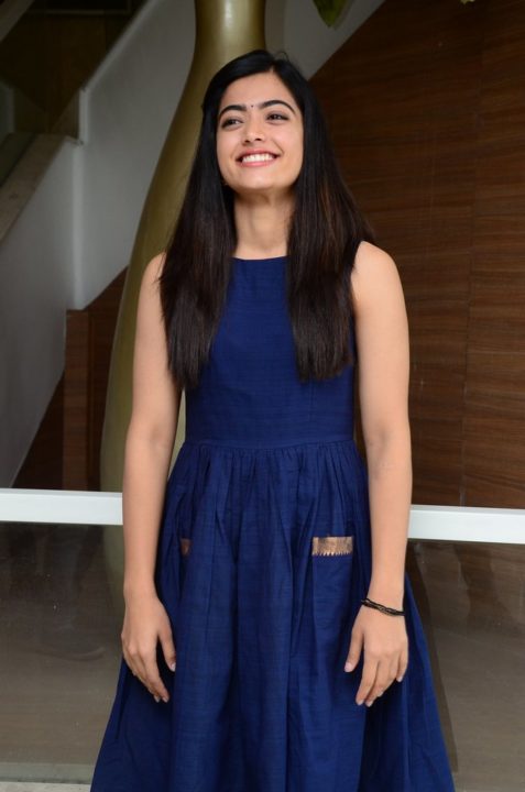 Rashmika Mandanna at Dear Comrade Trailer Launch