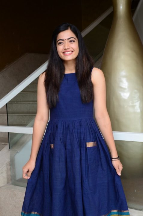 Rashmika Mandanna at Dear Comrade Trailer Launch