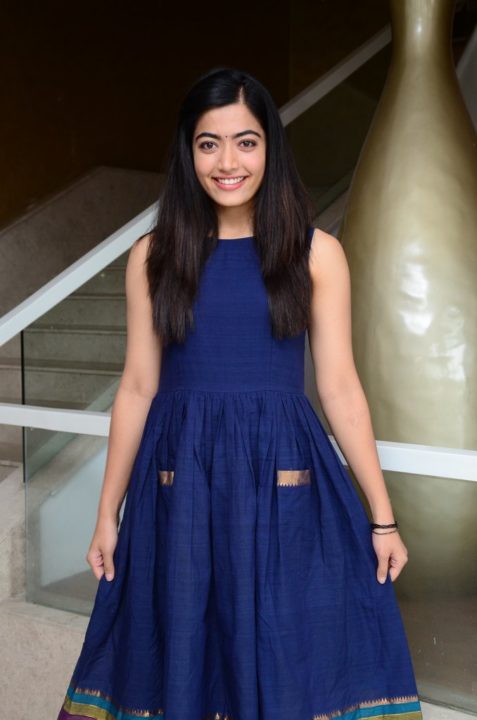 Rashmika Mandanna at Dear Comrade Trailer Launch