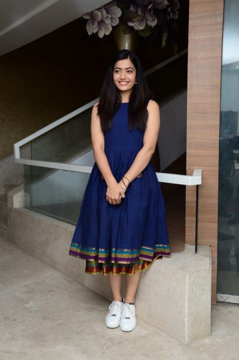 Rashmika Mandanna at Dear Comrade Trailer Launch