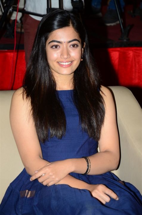 Rashmika Mandanna @ Dear Comrade Movie Trailer Launch Photos