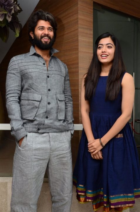 Vijay Deverakonda, Rashmika Mandanna @ Dear Comrade Movie Trailer Launch Photos