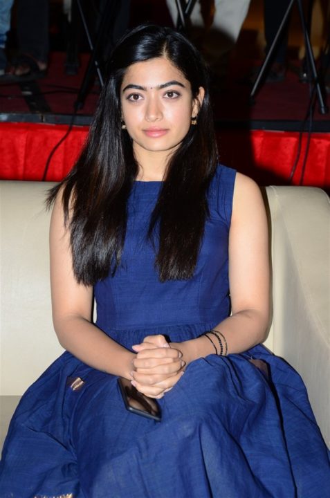 Rashmika Mandanna @ Dear Comrade Movie Trailer Launch Photos