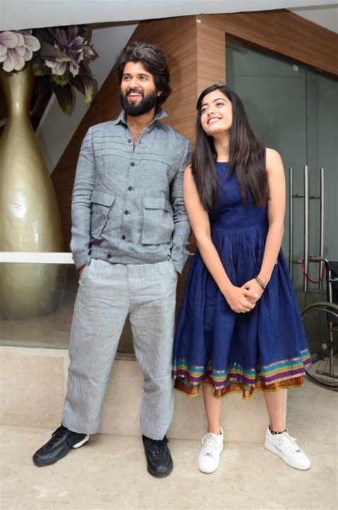 Vijay Deverakonda, Rashmika Mandanna @ Dear Comrade Movie Trailer Launch Photos