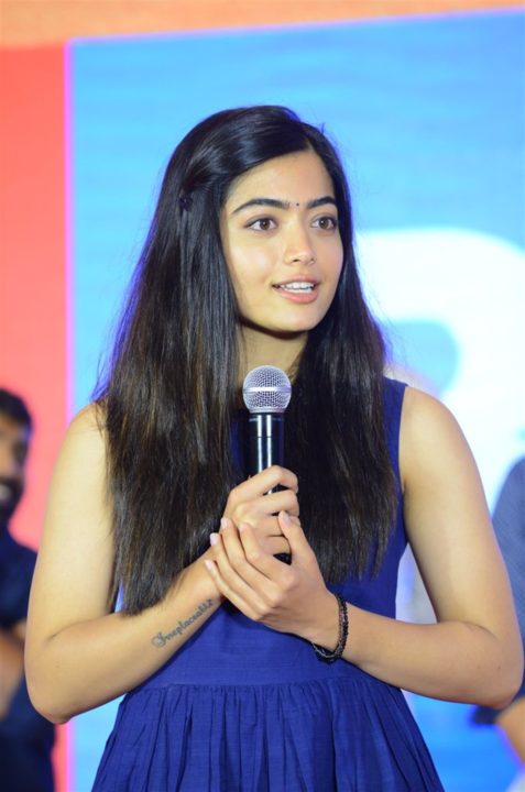 Rashmika Mandanna at Dear Comrade Trailer Launch