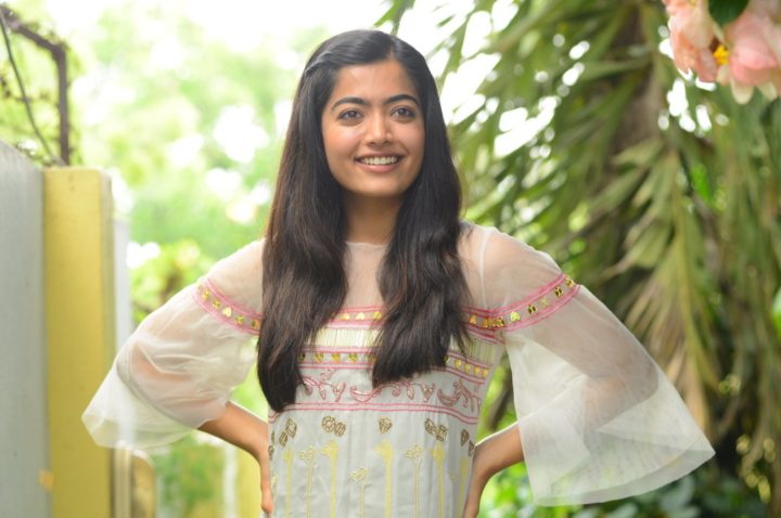 Rashmika Mandanna at Dear Comrade interview