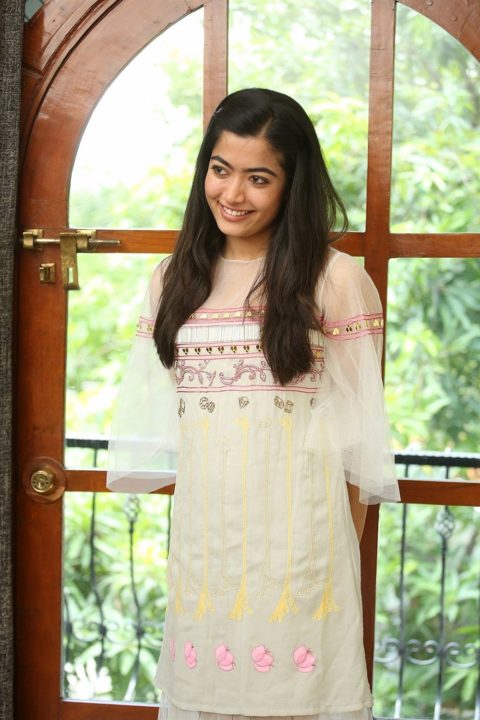 Dear Comrade Movie Heroine Rashmika Mandanna Interview Photos