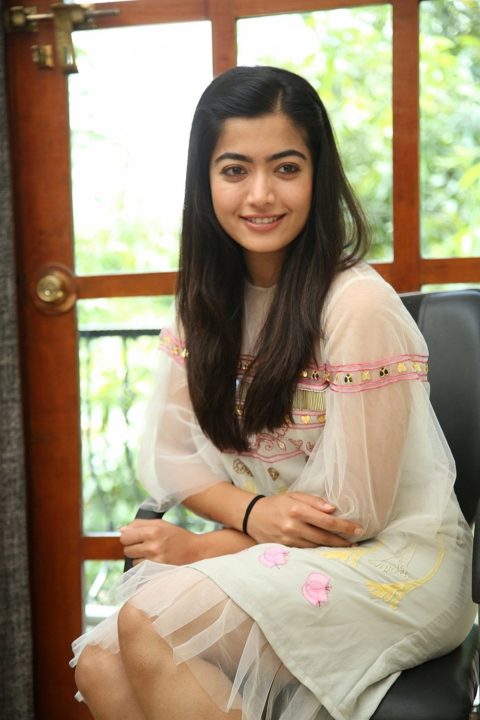 Rashmika Mandanna at Dear Comrade interview