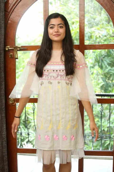 Rashmika Mandanna at Dear Comrade interview