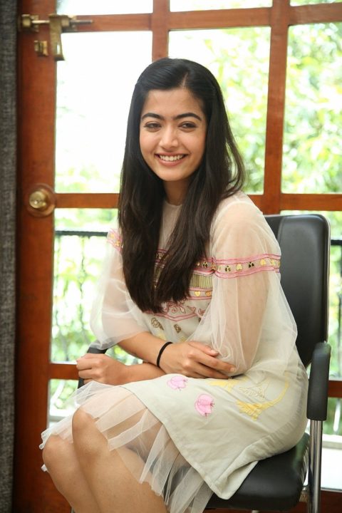 Rashmika Mandanna at Dear Comrade interview